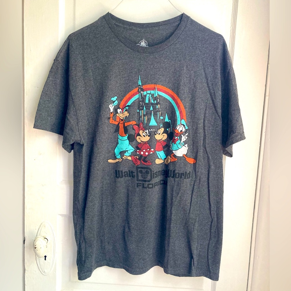 Disney Adult’s Gray T-Shirt with Characters